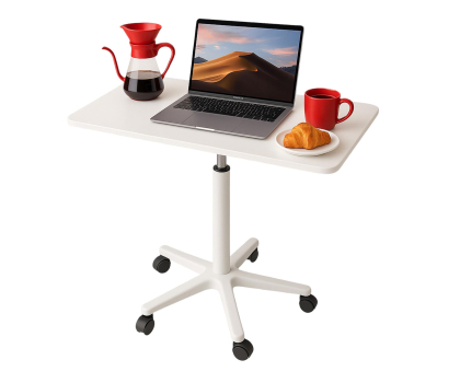 Laptop stand Mozos SPM4-WH mobilny stolik pod laptop z regulacją biały